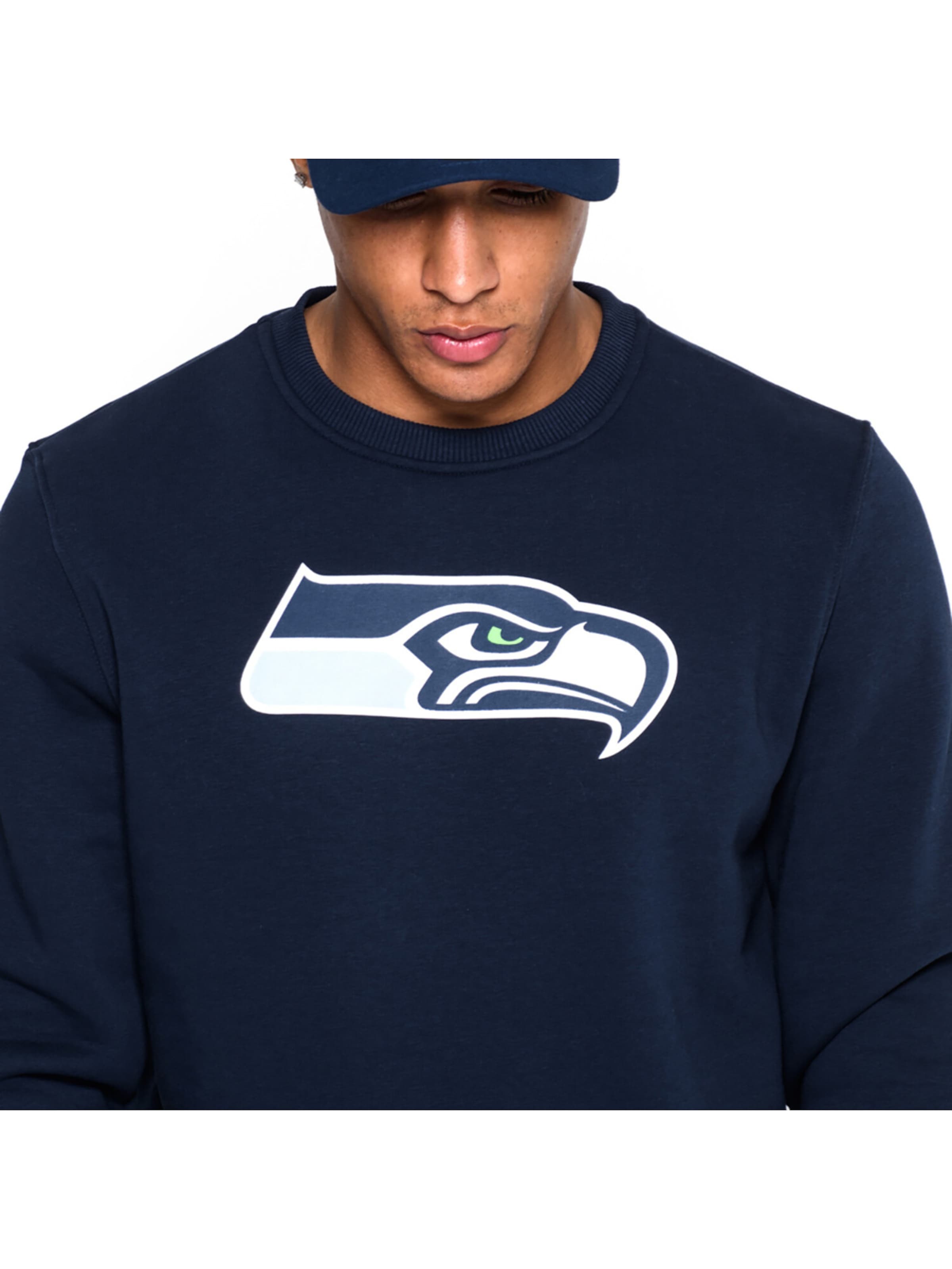 NEW ERA Sportsweatshirt 'Team Seattle Seahawks' in Blau
