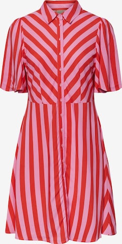 Y.A.S Shirt Dress 'Savana' in Red: front