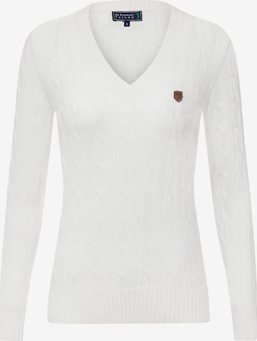 Sir Raymond Tailor Sweater 'Frenze' in White: front