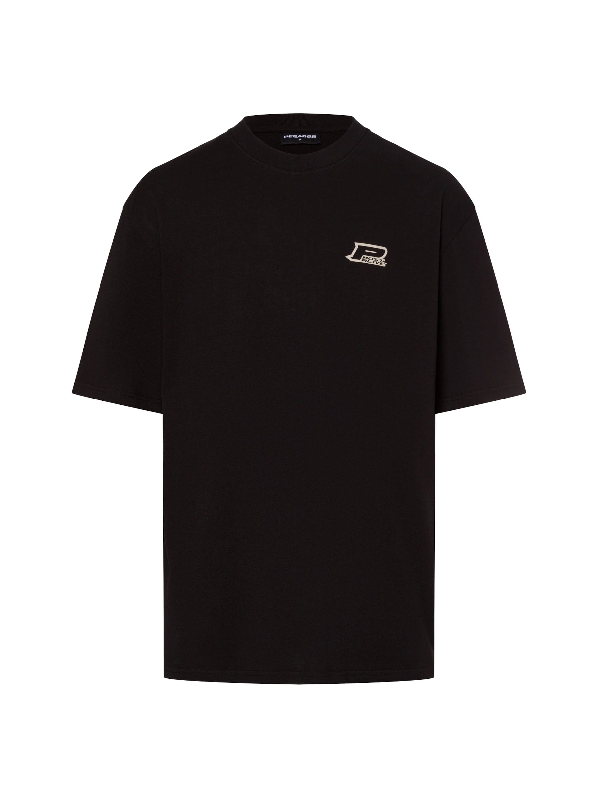 Pegador Shirt 'Fox' in Schwarz: Vorderseite