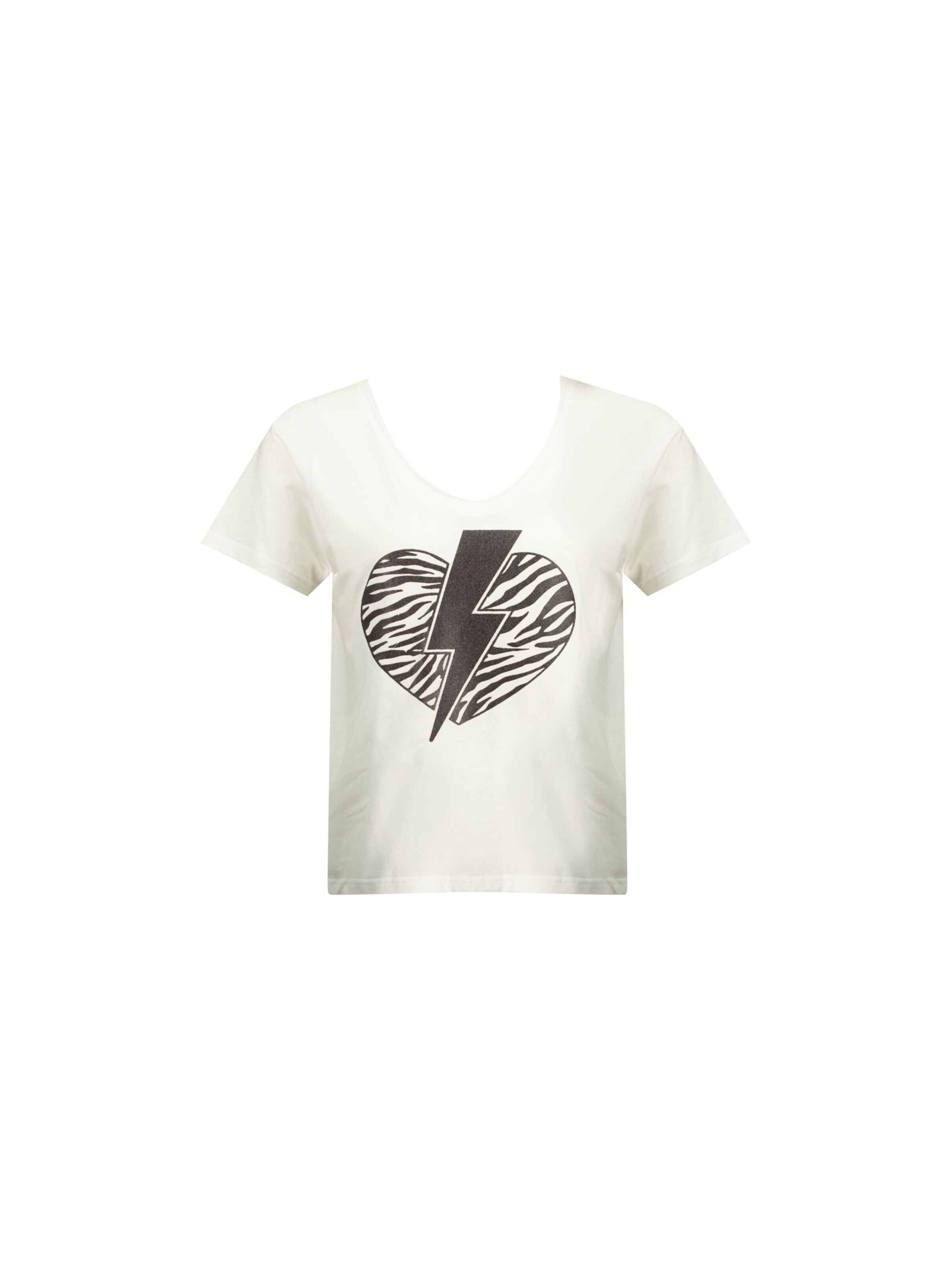 T-shirt Deeluxe en blanc : devant