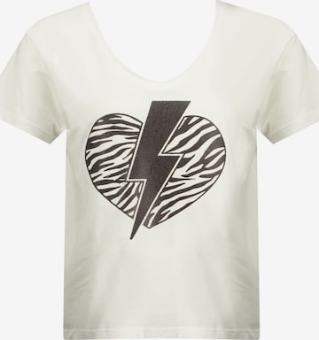 T-shirt Deeluxe en blanc : devant