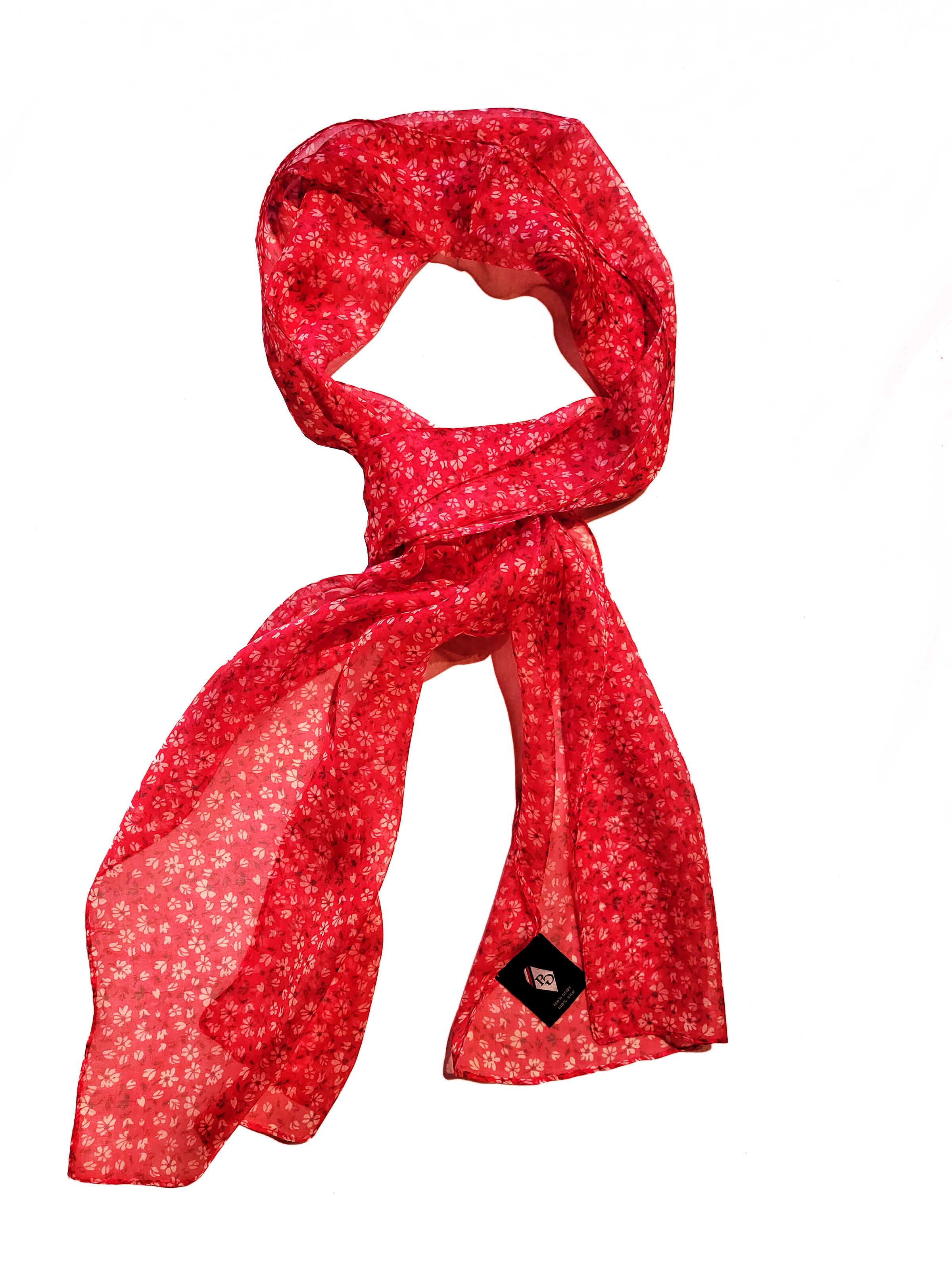 Posh Gear Schal 'Sciallflore'‌‌‌‌‌‌‌‌‌ in Rot: Vorderseite