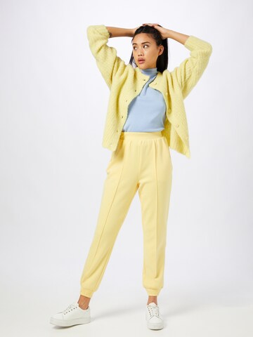 Effilé Pantalon 'JOY' ONLY en jaune