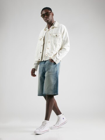 HOLLISTER Wide Leg Shorts in Blau
