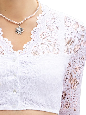 Nina von C. Traditional Blouse 'Waltraud' in White