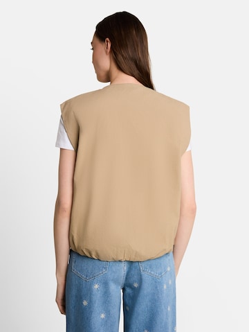 Gilet TOM TAILOR DENIM en beige
