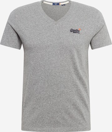 T-Shirt Superdry en gris : devant