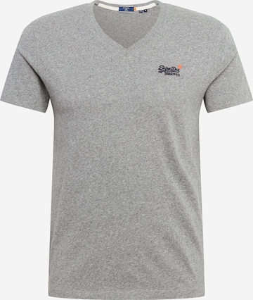 Coupe regular T-Shirt Superdry en gris : devant