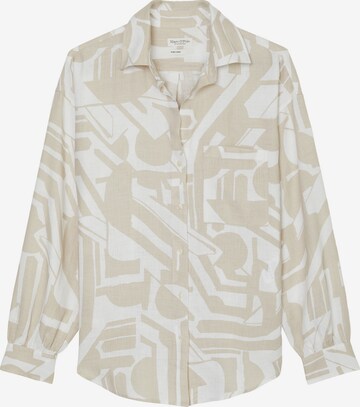 Marc O'Polo Blouse in Beige: front