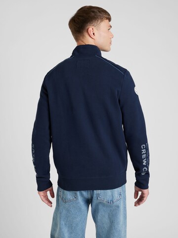 CAMP DAVID Sweatjacke in Blau