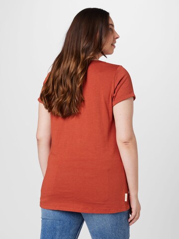 T-shirt 'FLORAH' Ragwear Plus en marron