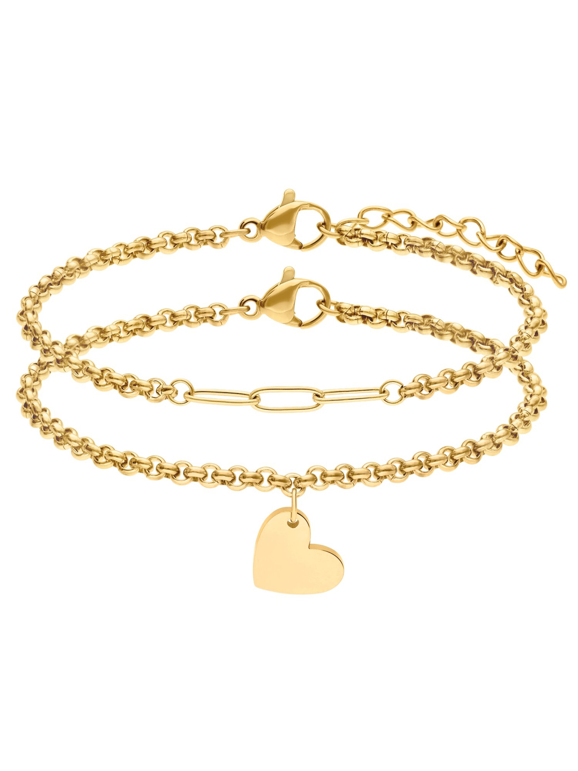 Lucardi Bracelet in Gold: front