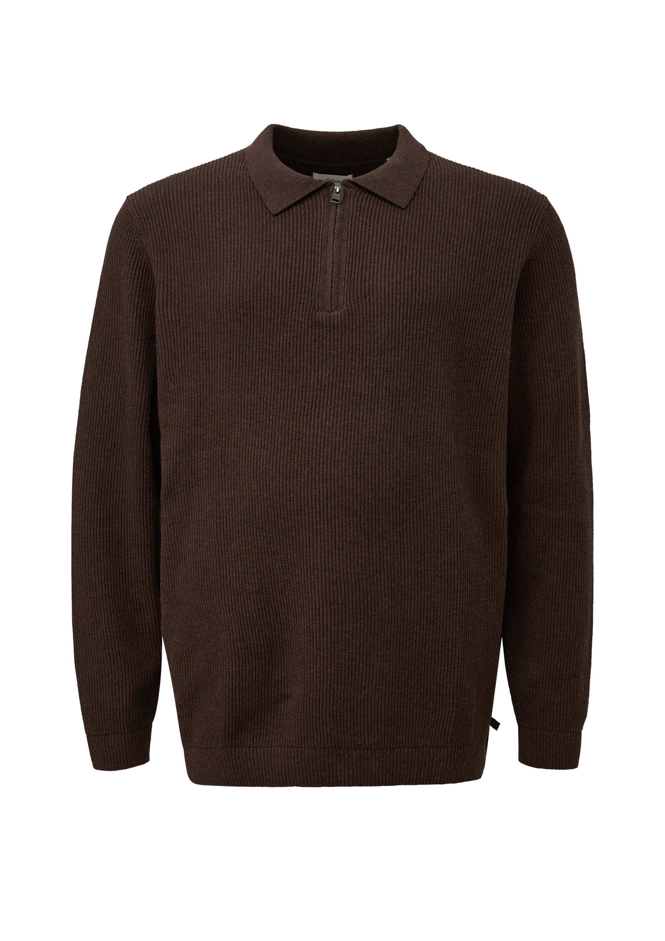 Pull-over s.Oliver Men Big Sizes en marron : devant