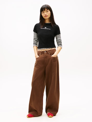 Tommy Jeans - Camisa 'ESS' em preto