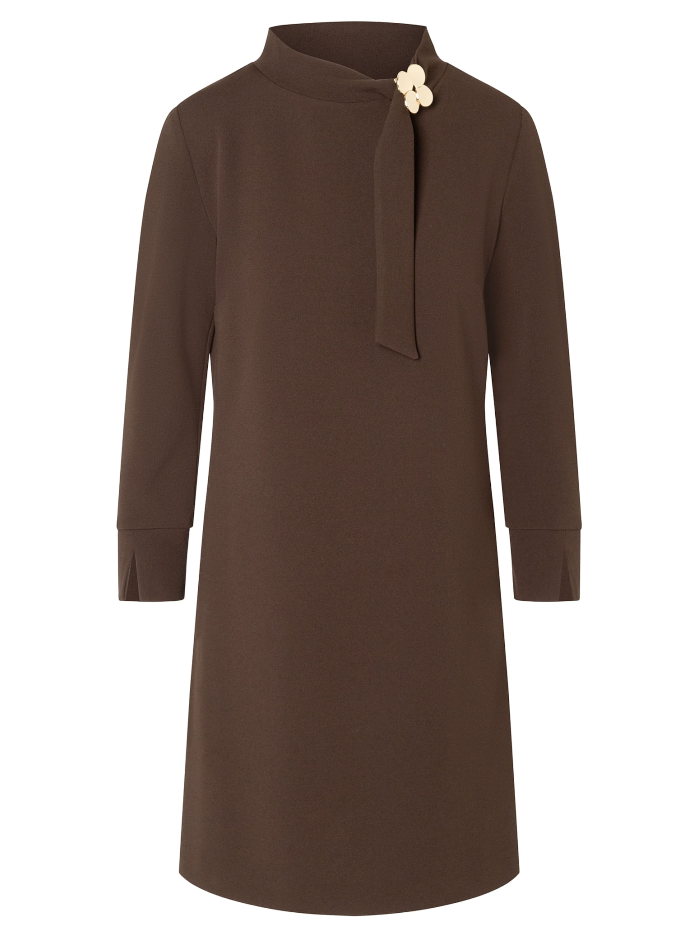 Ana Alcazar Kleid ' Evora ' in Braun: Vorderseite