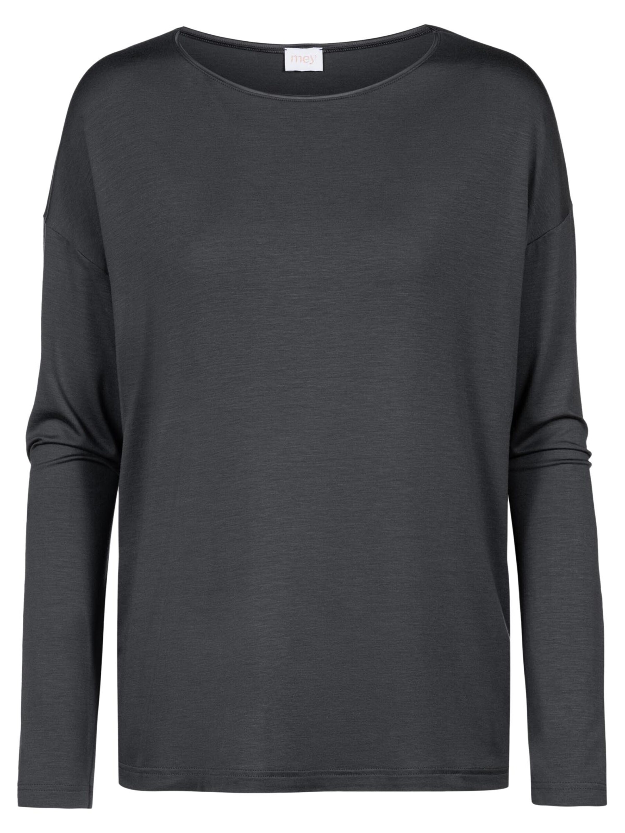 Mey Slaapshirt 'Pure Chic' in Grijs: voorkant