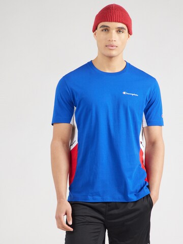 Maglietta di Champion Authentic Athletic Apparel in blu: frontale