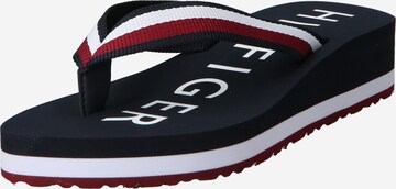 TOMMY HILFIGER Teenslipper in Blauw: voorkant