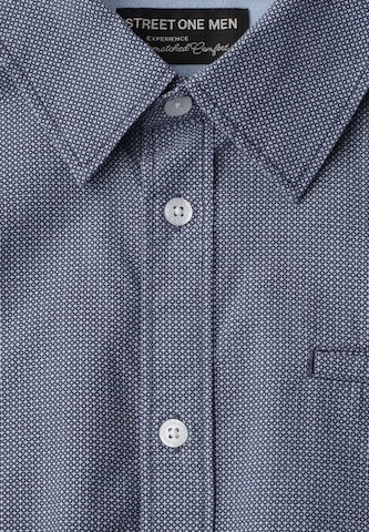 Street One MEN Regular Fit Hemd in Blau