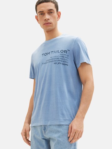 TOM TAILOR T-Shirt in Blau