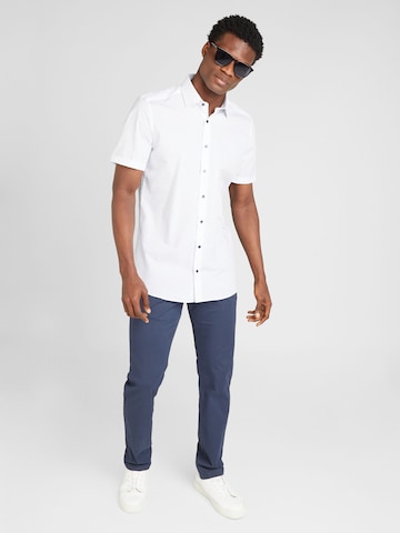OLYMP - Ajuste regular Camisa 'Level 5' en blanco