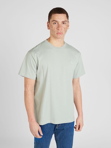 Cleptomanicx Shirt in Green: front