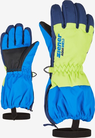 ZIENER Athletic Gloves 'Levio' in Blue: front