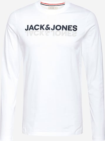 JACK & JONES Regular fit T-shirt i vit: framsida