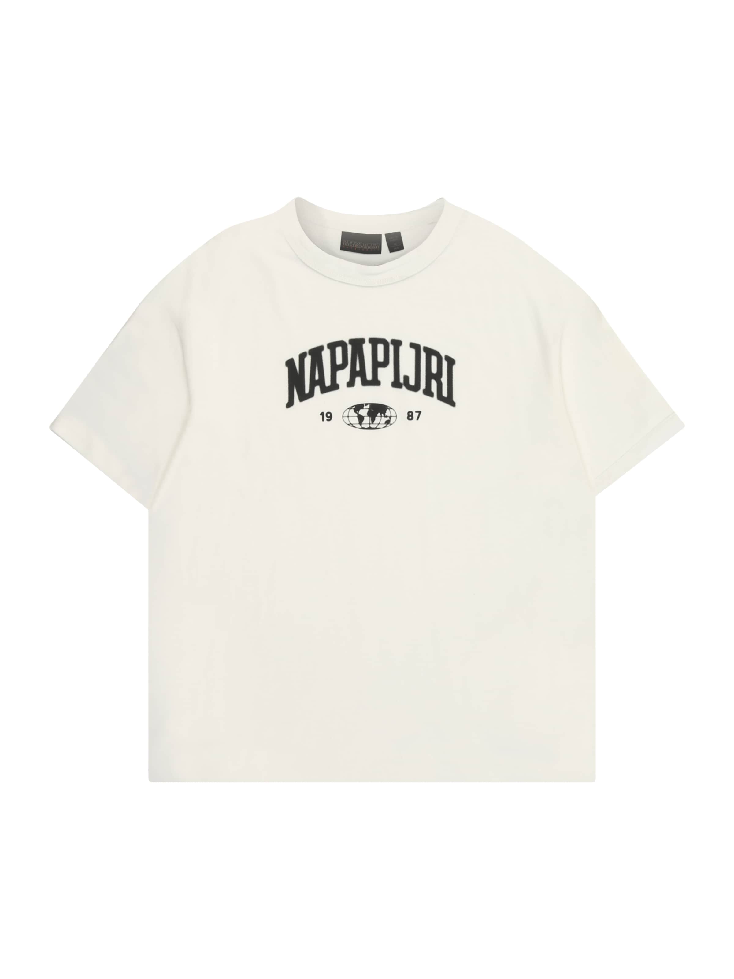 NAPAPIJRI Футболка 'S-INOT' в Белый: спереди