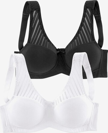 NUANCE T-shirt Bra in Black: front