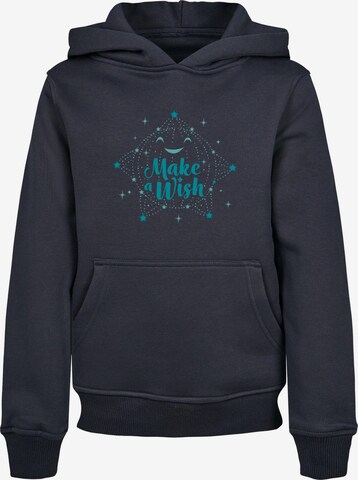 ABSOLUTE CULT Sweatshirt 'Wish - Make A Wish' in Blue: front