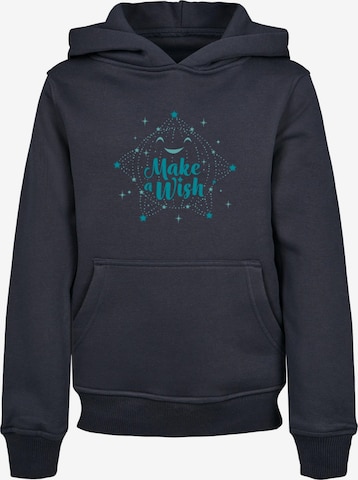 ABSOLUTE CULT Sweatshirt 'Wish - Make A Wish' in Blauw: voorkant