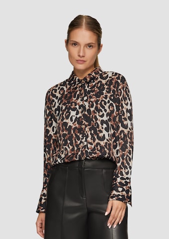 s.Oliver BLACK LABEL Blouse in Brown: front
