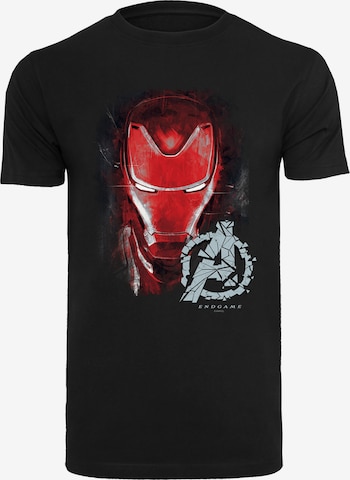 F4NT4STIC T-Shirt 'Iron Man' in Schwarz: Vorderseite