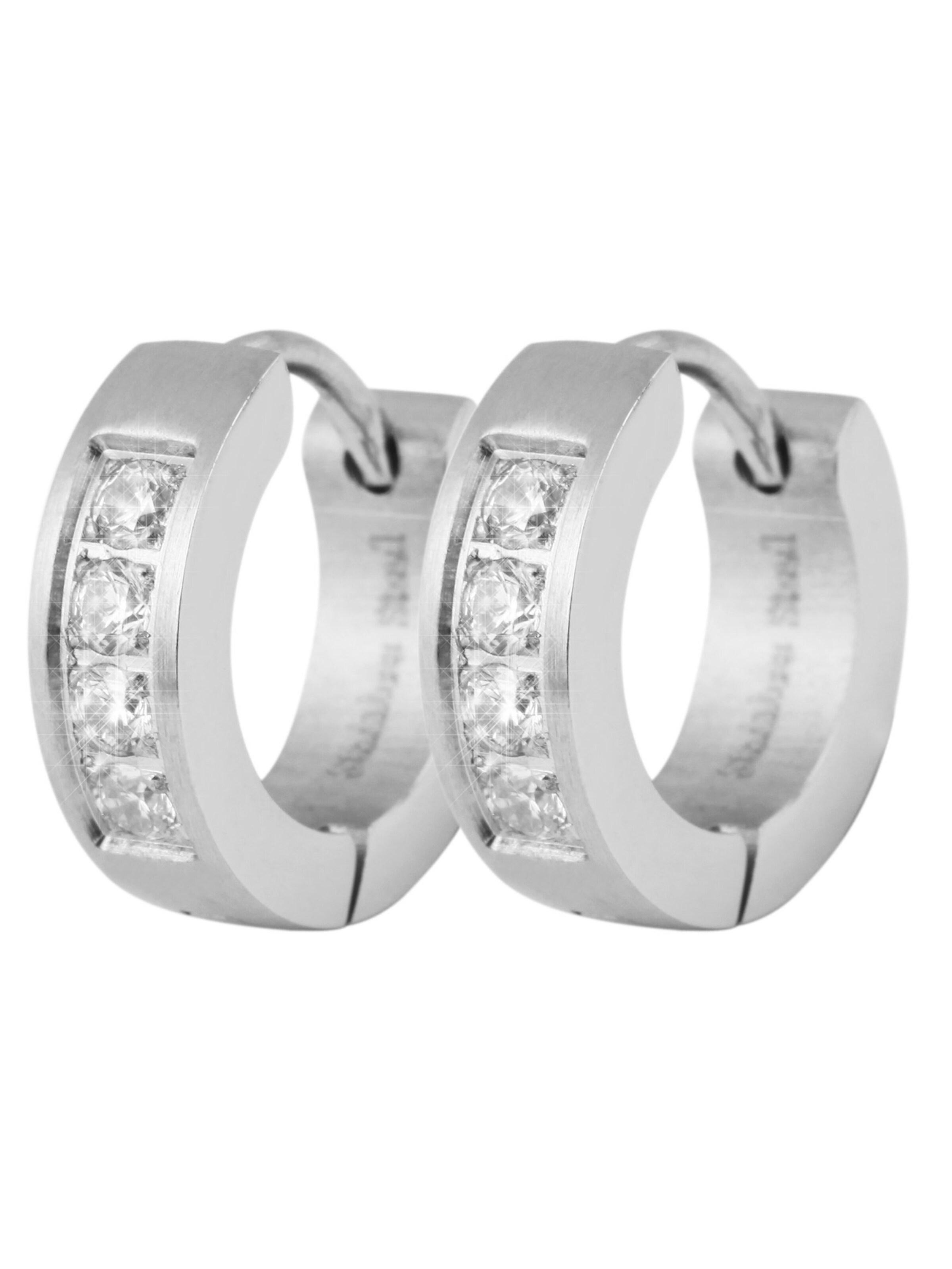 Akzent Earrings 'Farina, langlebig' in Silver: front