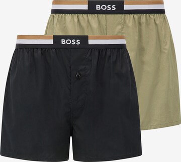 Boxer di BOSS in verde: frontale