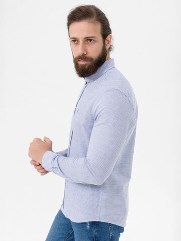 By Diess Collection Regular fit Πουκάμισο σε μπλε