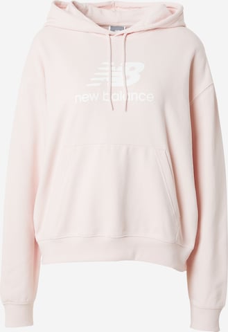 new balance - Sweatshirt 'Essentials' em rosa: frente