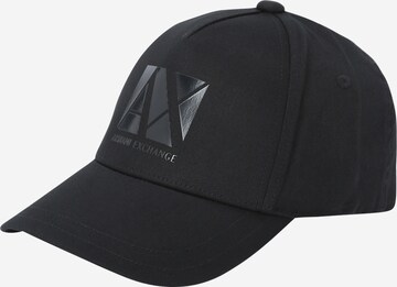 Cappello da baseball di ARMANI EXCHANGE in nero: frontale