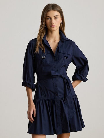 Robe-chemise 'GARNLEY' Lauren Ralph Lauren en bleu : devant