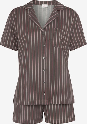 s.Oliver Pajama in Brown: front