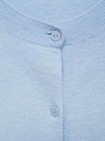 MANGO Gebreid vest 'BIMBU' in Blauw