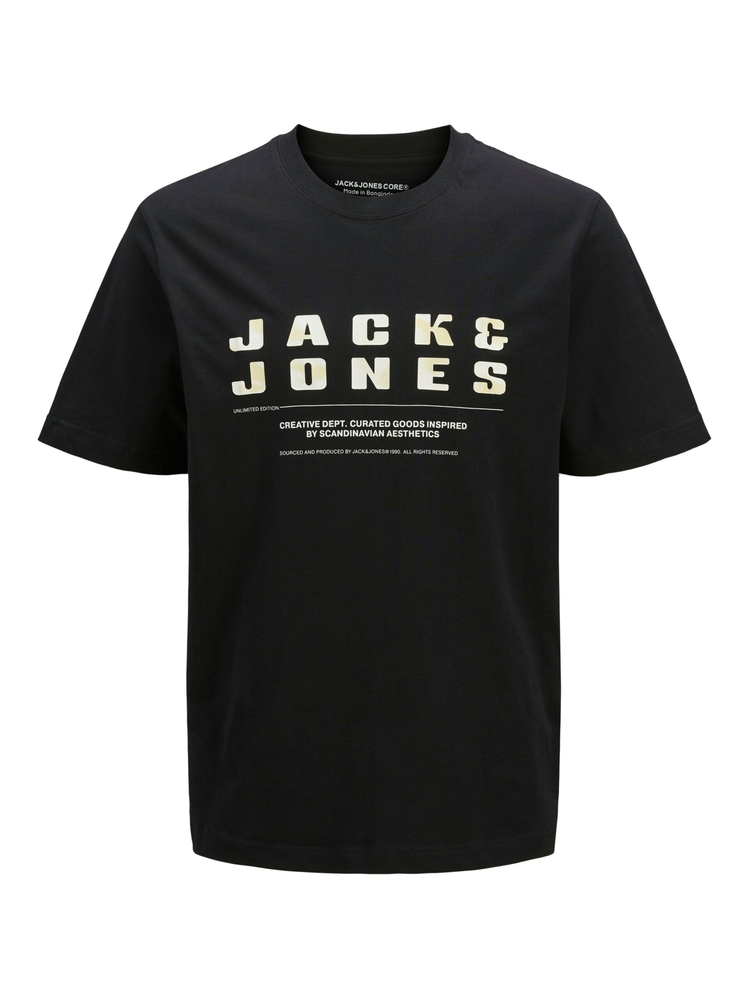 JACK & JONES Shirt in Black: front