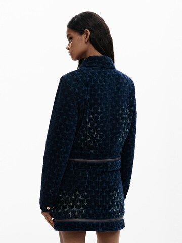 Desigual Prechodná bunda - Modrá