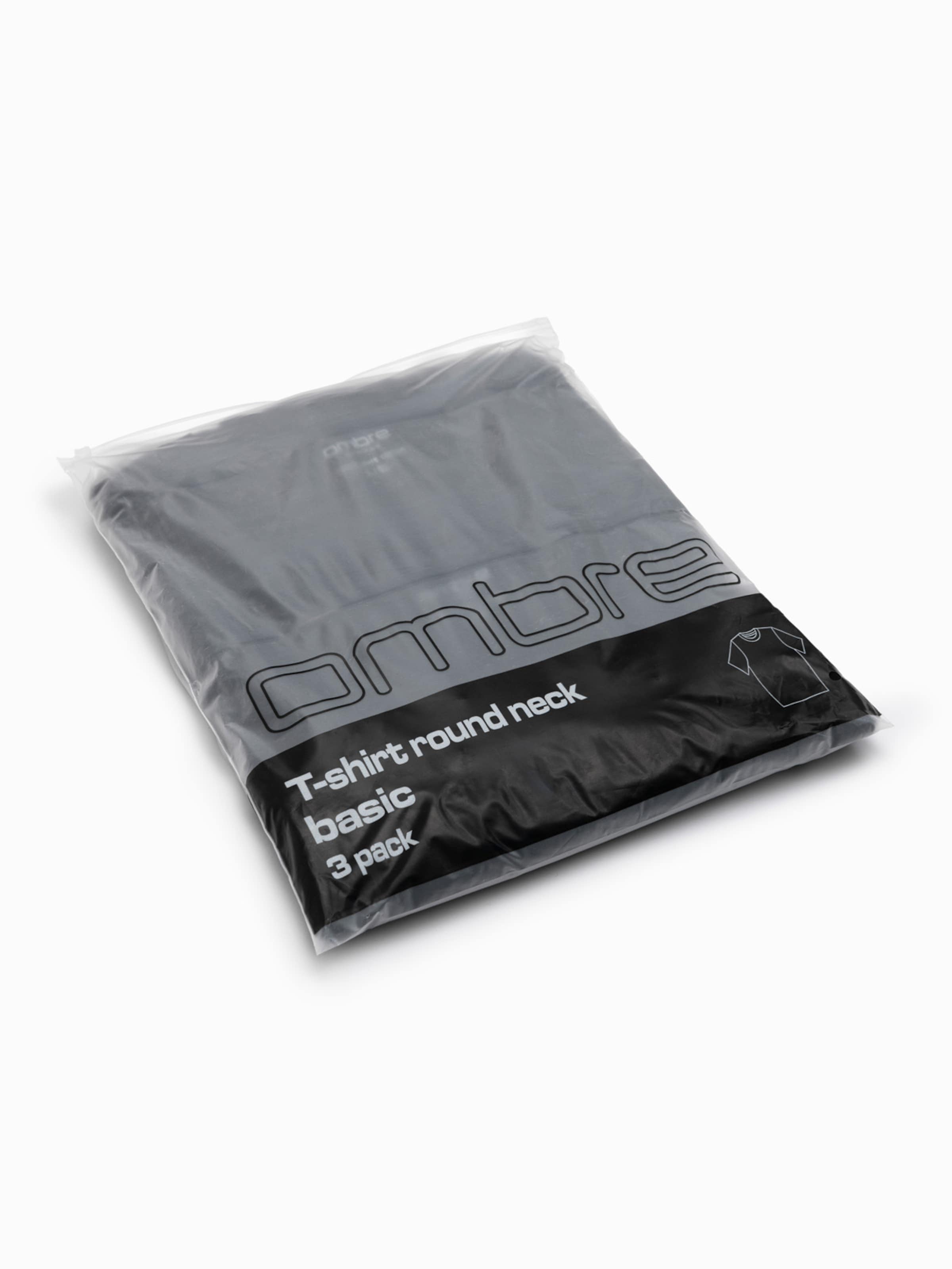 Ombre Shirt in Schwarz