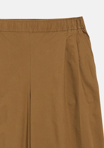 Wide Leg Pantalon à pince s.Oliver en marron