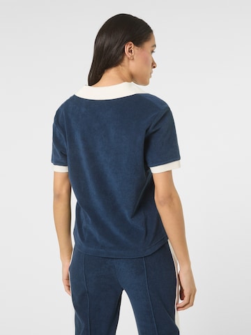 Maglietta 'BELFORT relaxed johnny collar towelling top' di FILA in blu