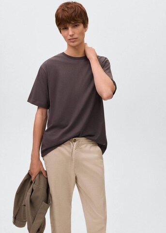 MANGO TEEN Regular Pants in Beige