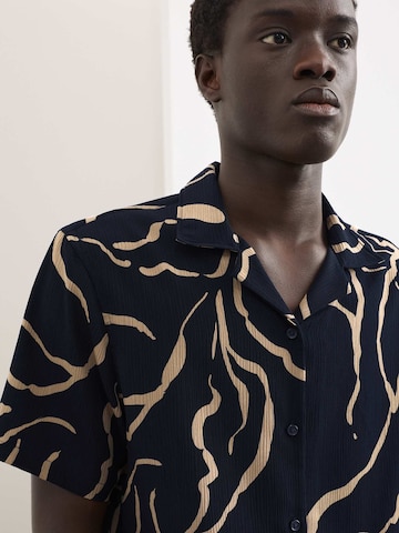 Marks & Spencer Regular fit Button Up Shirt in Blue